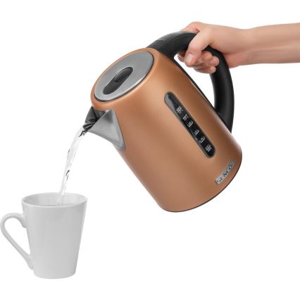 Sencor - Rýchlovarná kanvica s termoreguláciou 1,7 l 2150W/230V medená
