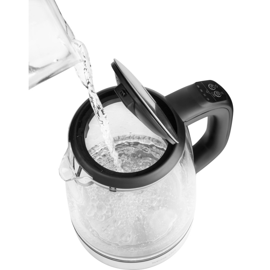 Sencor - Rýchlovarná kanvica s termoreguláciou a LED podsvietením 2 l 2200W/230V