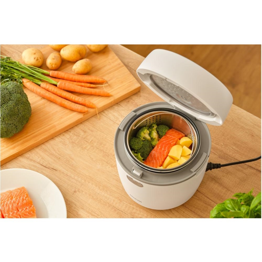 Sencor - Ryžovar 350W/230V 0,6 l biela