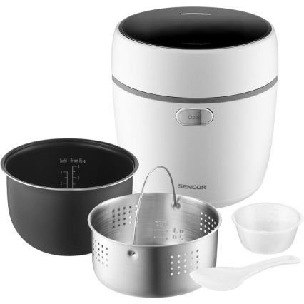 Sencor - Ryžovar 350W/230V 0,6 l biela