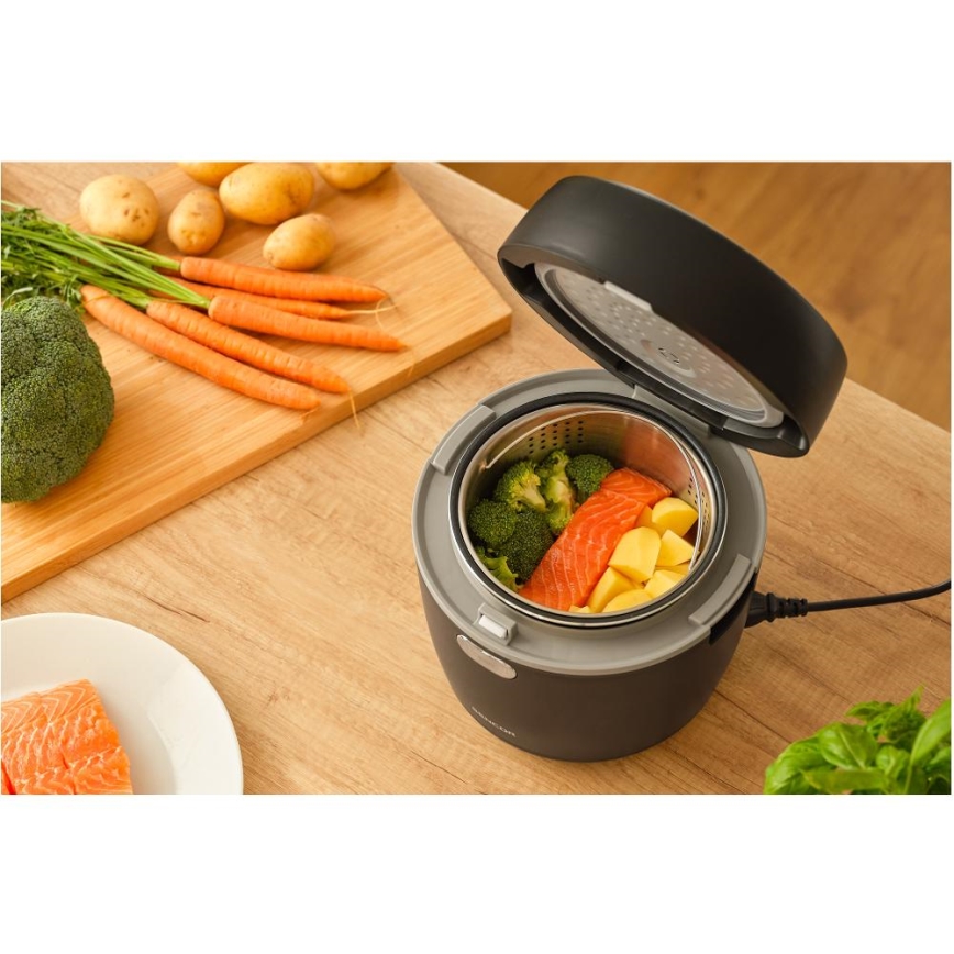 Sencor - Ryžovar 350W/230V 0,6 l čierny