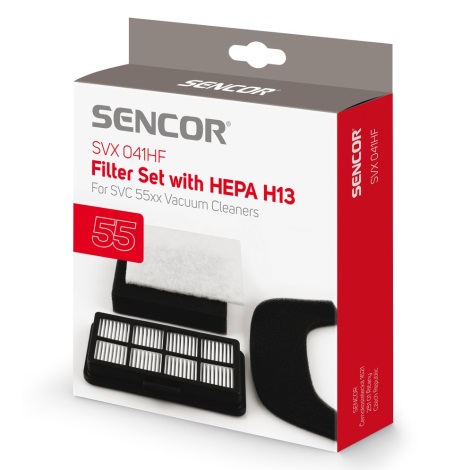 Sencor - Sada vstupného HEPA filtra a výstupného mikrofiltra do vysávača