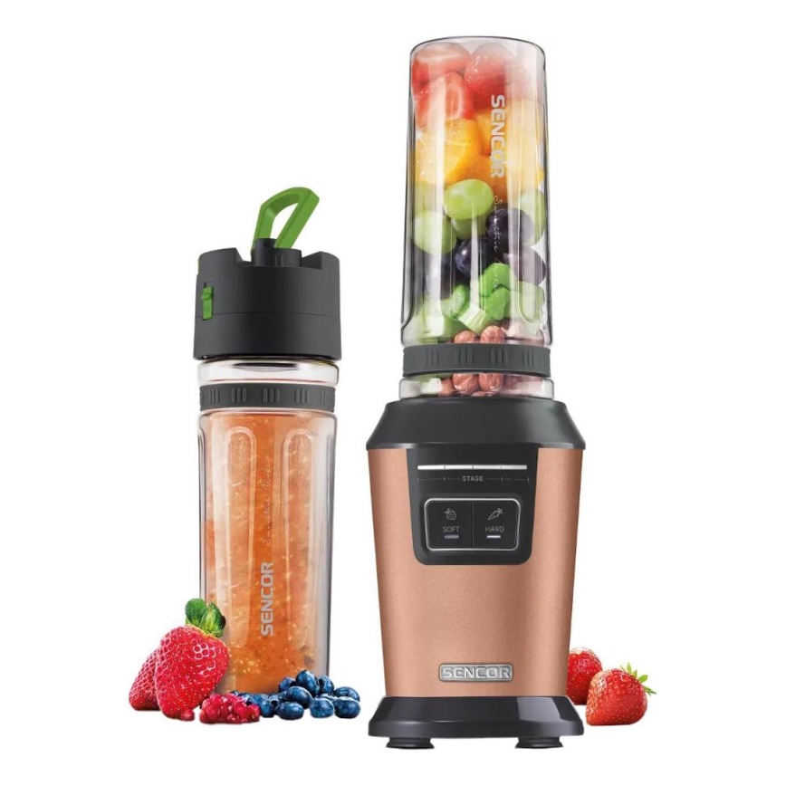 Sencor - Smoothie mixér s príslušenstvom 800W/230V medený