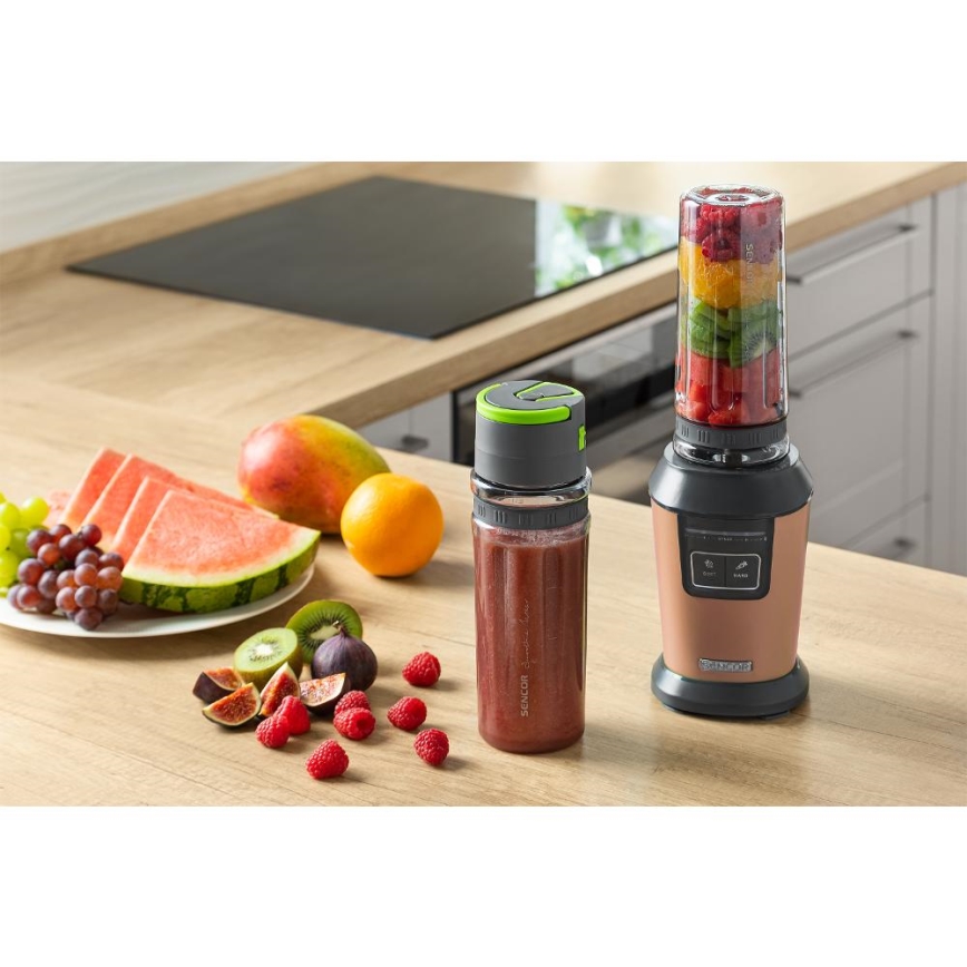 Sencor - Smoothie mixér s príslušenstvom 800W/230V medený