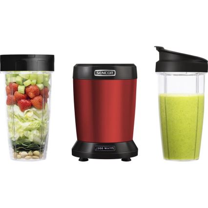 Sencor - Smoothie nutri mixér 1000W/230V červená