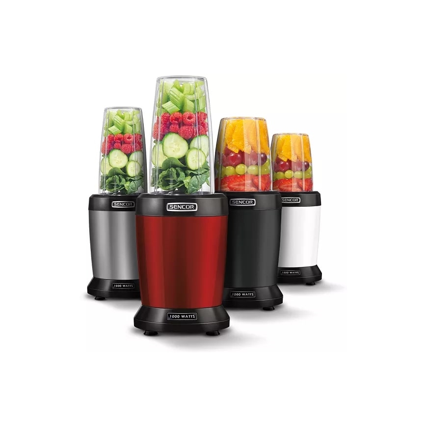 Sencor - Smoothie nutri mixér 1000W/230V strieborná