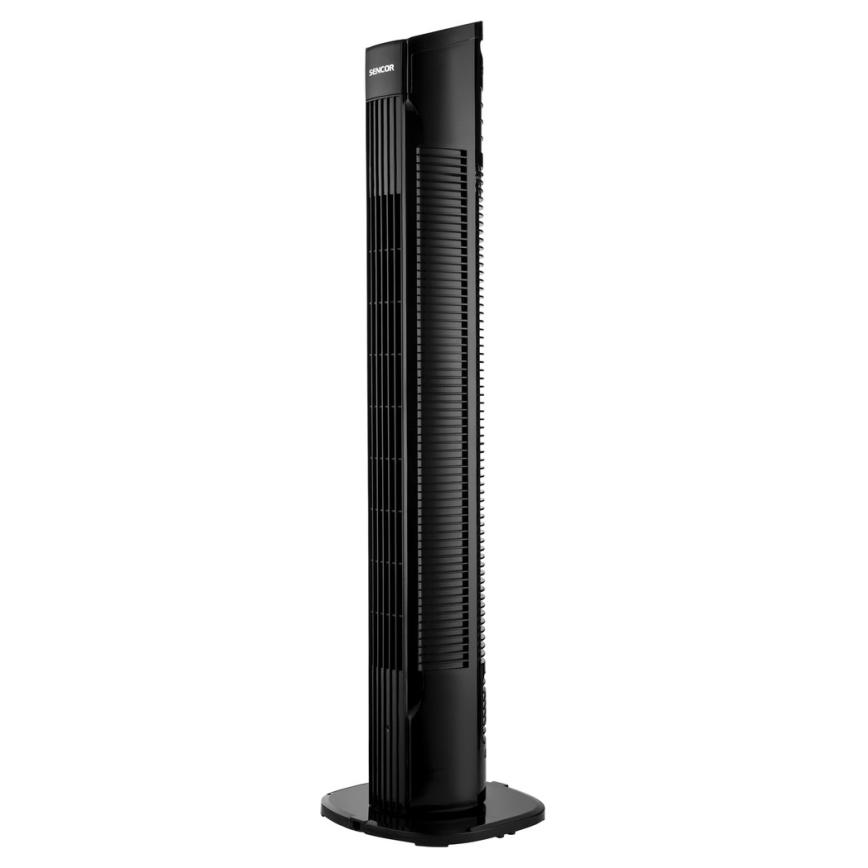 Sencor - Stĺpový ventilátor 50W/230V čierna + diaľkové ovládanie