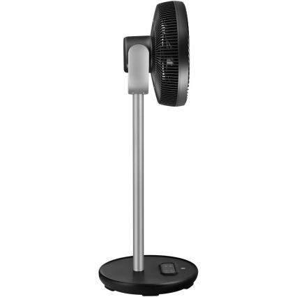 Sencor - Stojanový ventilátor 3D UltraSilent 26W/230V Wi-Fi čierna + diaľkové ovládanie