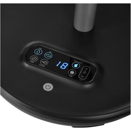Sencor - Stojanový ventilátor 3D UltraSilent 26W/230V Wi-Fi čierna + diaľkové ovládanie