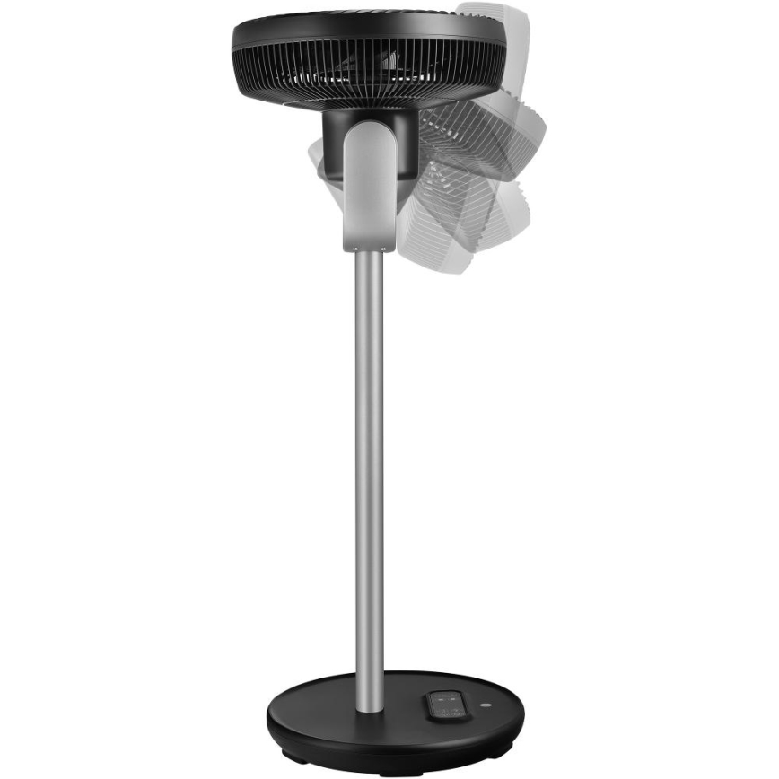 Sencor - Stojanový ventilátor 3D UltraSilent 26W/230V Wi-Fi čierna + diaľkové ovládanie