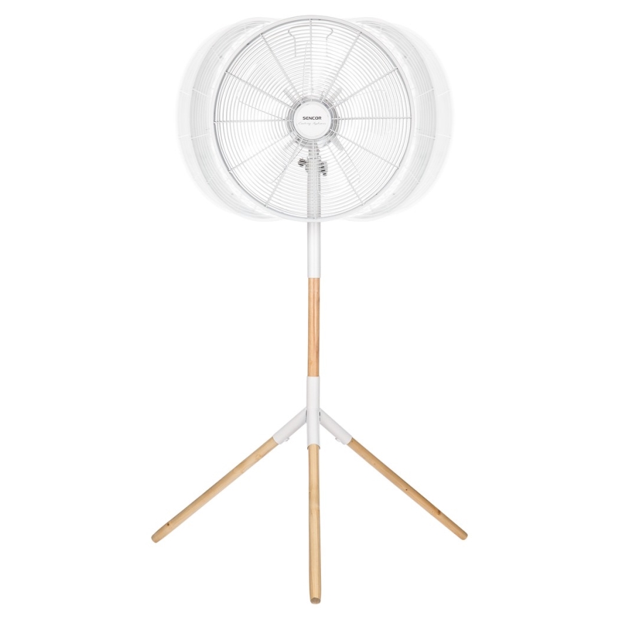 Sencor - Stojanový ventilátor 50W/230V biela/buk