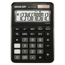Sencor - Stolná kalkulačka 1xLR44 čierna