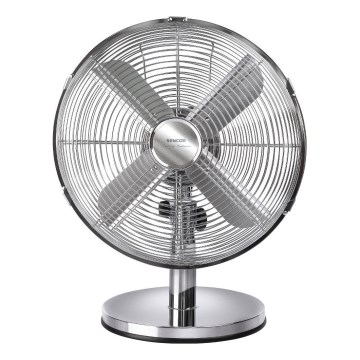 Sencor - Stolný ventilátor 35W/230V lesklý chróm