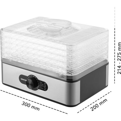 Sencor - Sušička potravín s reguláciou teploty 700W/230V
