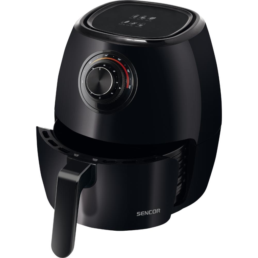 Sencor - Teplovzdušná fritéza 3,5 l 1300W/230V čierna