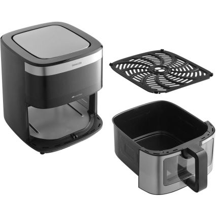 Sencor - Teplovzdušná fritéza 9 l 1700W/230V čierna/matný chróm