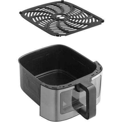 Sencor - Teplovzdušná fritéza 9 l 1700W/230V čierna/matný chróm