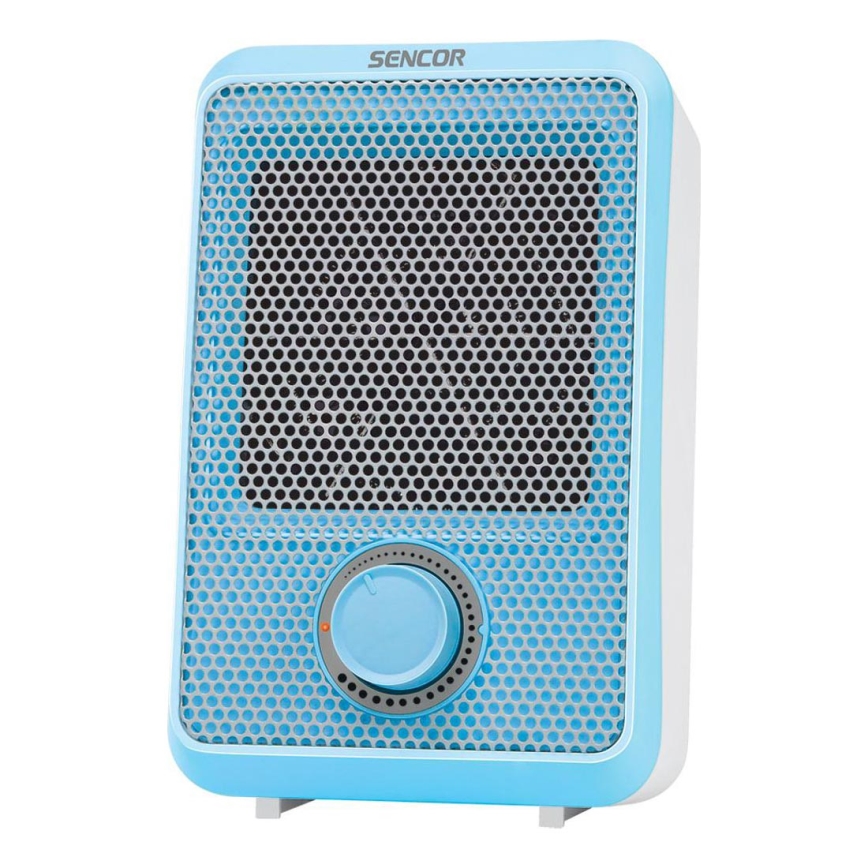 Sencor - Teplovzdušný ohrievač 600W/230V modrá/biela