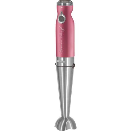Sencor - Tyčový mixér 4v1 1200W/230V nerez/ružová