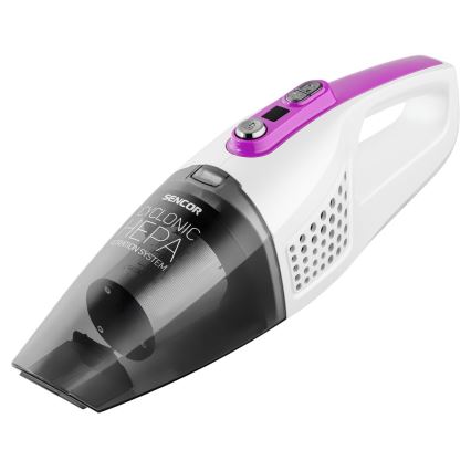 Sencor - Tyčový vysávač s elektrickou rotačnou kefou 2v1 110W/14,8V 2200 mAh biela