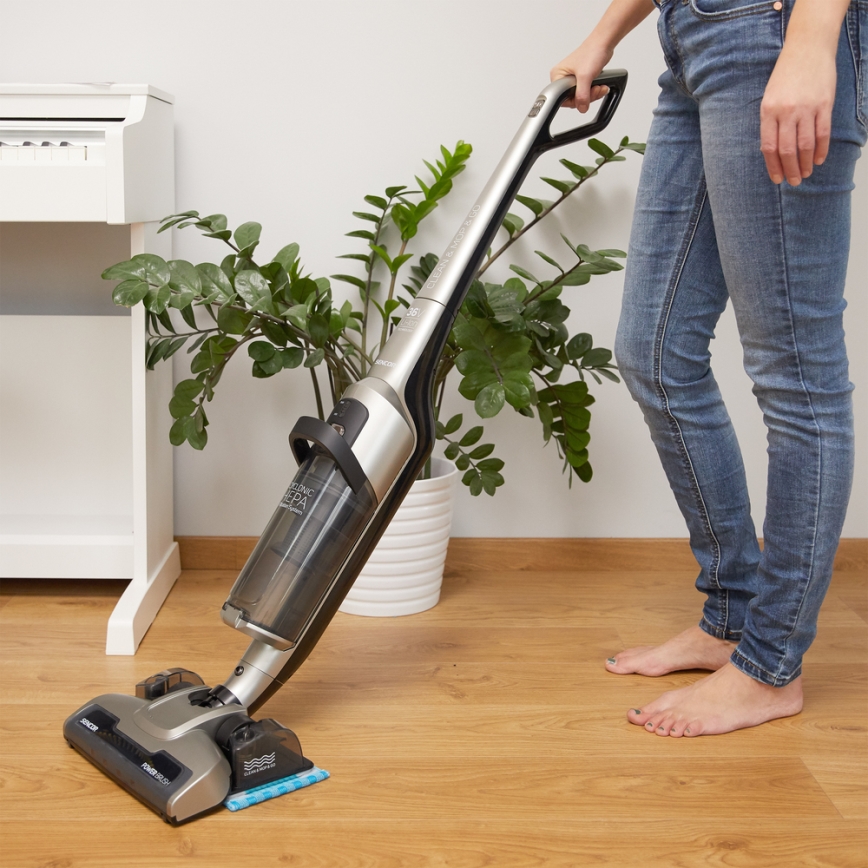 Sencor- Tyčový vysávač s elektrickou rotačnou kefou a mopom 150W/36V 2150 mAh