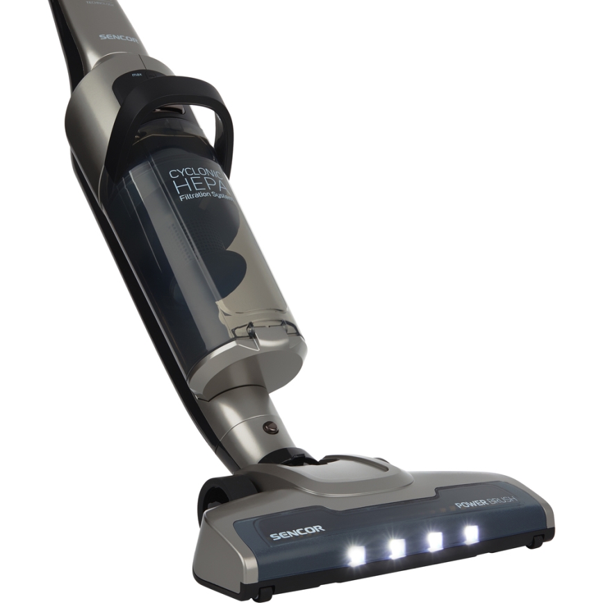 Sencor- Tyčový vysávač s elektrickou rotačnou kefou a mopom 150W/36V 2150 mAh