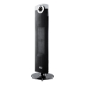 Sencor - Ventilátor s keramickým vykurovacím telesom 1300/2500W/230V čierna + diaľkové ovládanie