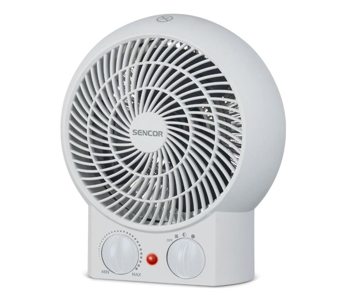 Sencor - látor s vykurovacím telesom 1200/2000 W/230 V biela 41010628
