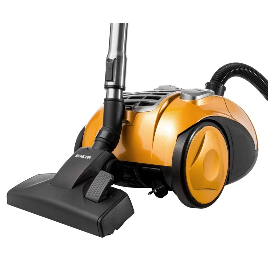 Sencor - Vreckový/bezvreckový vysávač 4,5 l/3 l 700W/230V zlatá