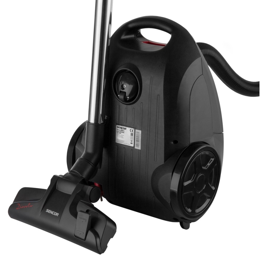 Sencor - Vreckový vysávač 3 l 700W/230V čierna/červená