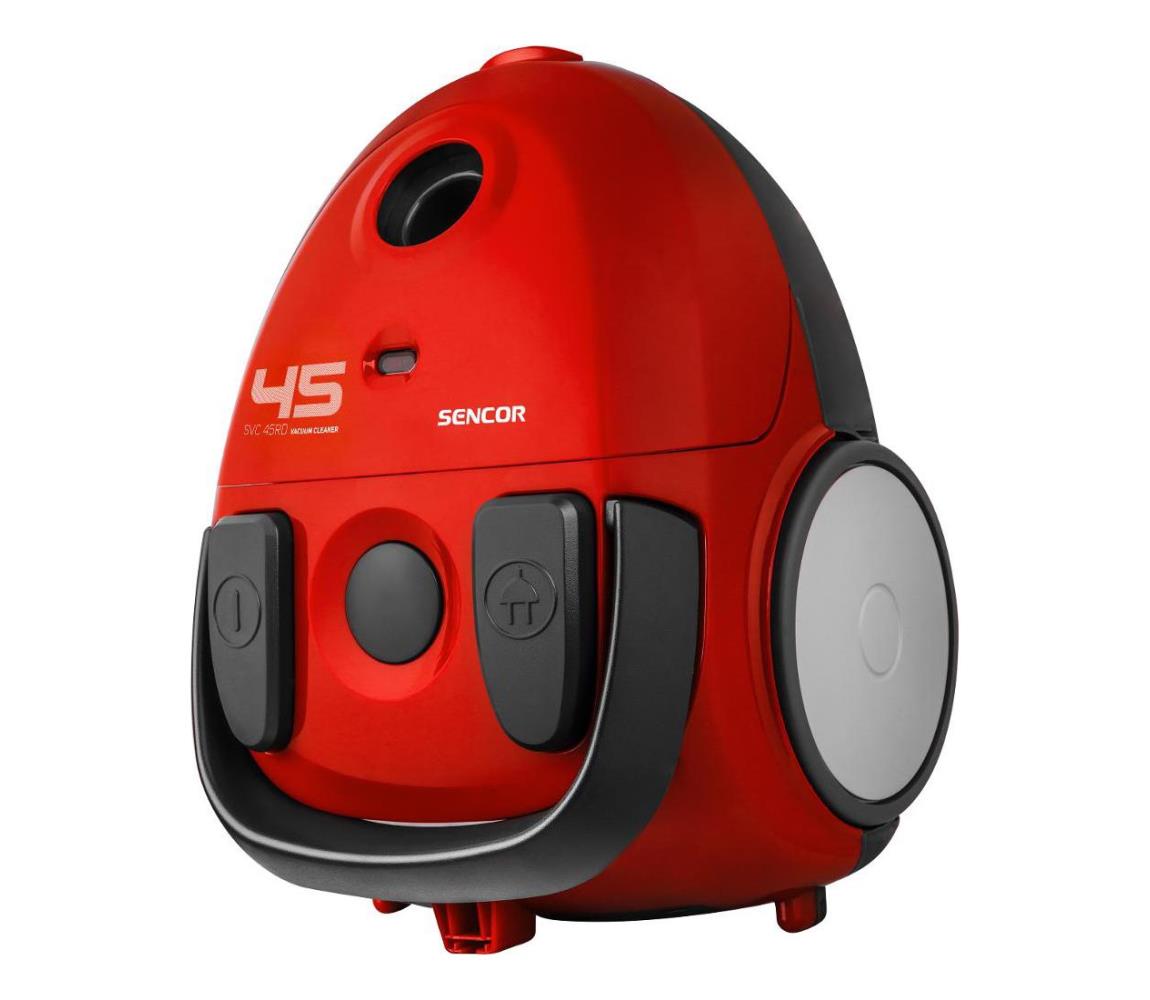 Sencor - Vysávač s vreckom 1,5 l 850 W/230 V červená/čierna 41007837
