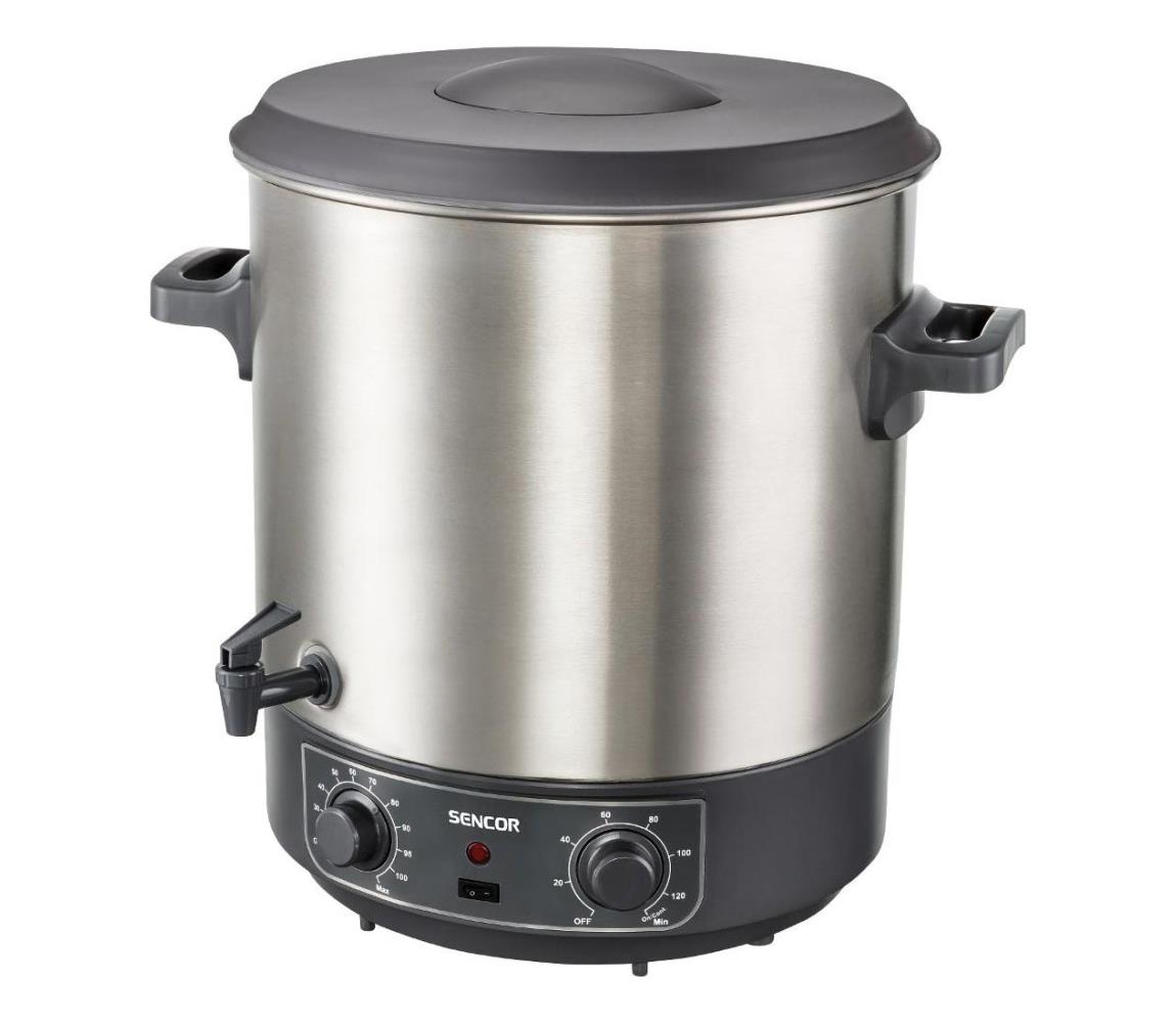 Sencor - Zavárací hrniec 27 l 1800W/230V nerez/šedá 41009601