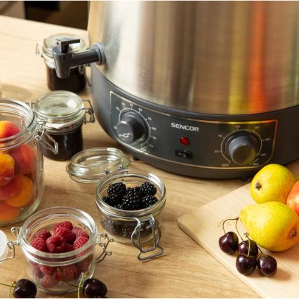 Sencor - Zavárací hrniec 27 l 1800W/230V nerez/šedá