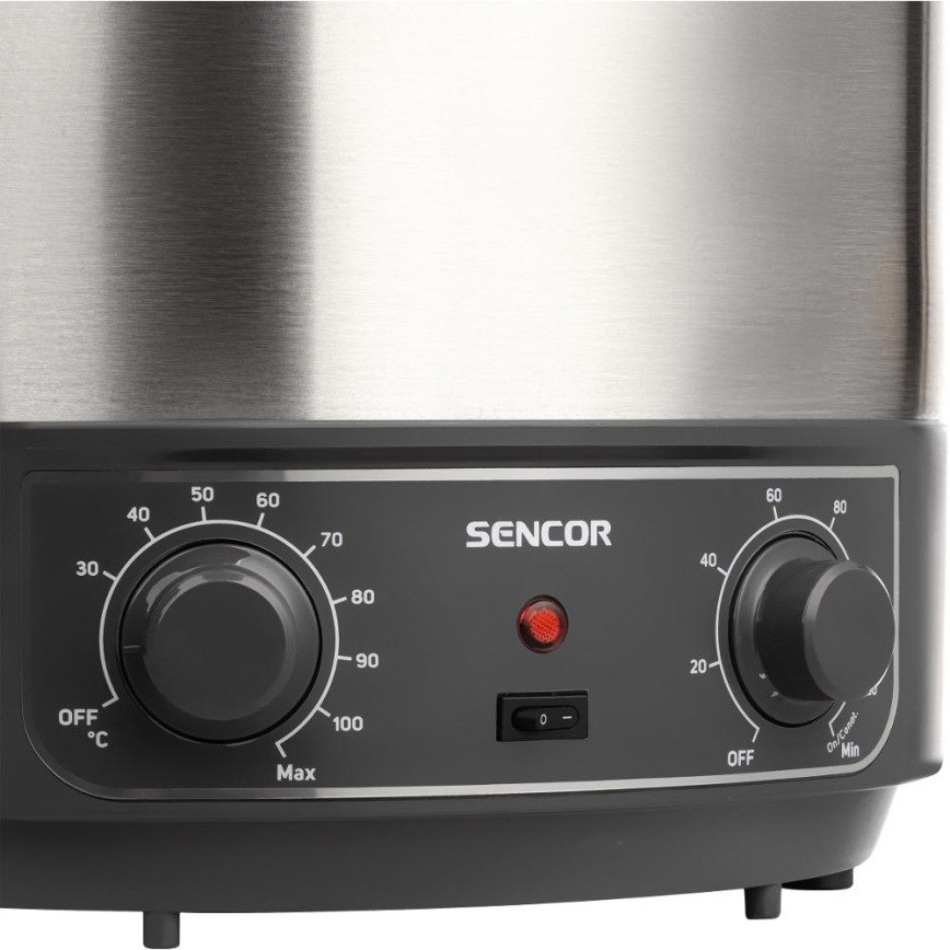 Sencor - Zavárací hrniec 27 l 1800W/230V nerez/šedá