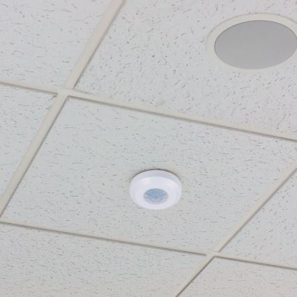 Senzor pohybu infračervený 360° 200W/230V biela