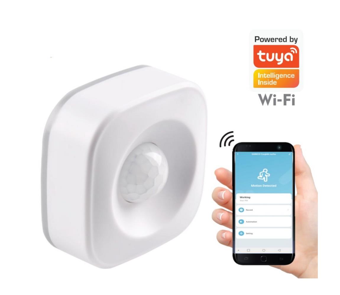  Senzor pohybu PIR 3xAAA/1,5V Wi-Fi Tuya 321145