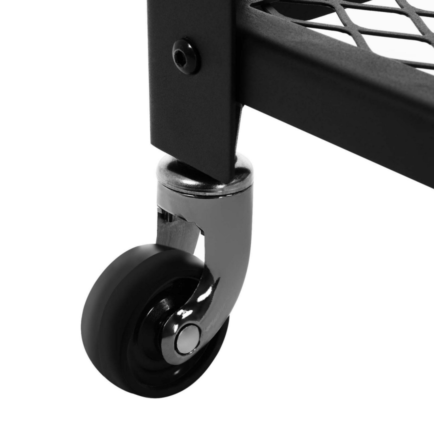 Servírovací stolík MARGE hnedý/čierny