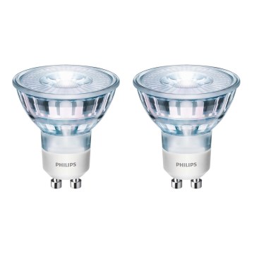 SET 2x LED Žiarovka Philips GU10/3,2W/230V SET 2x LED Žiarovka Philips GU10/3,2W/230V