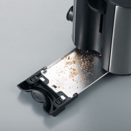 Severin AT 2514 - Hriankovač s dvoma otvormi 850W/230V nerez/čierna