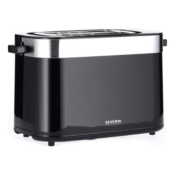 Severin AT 9264 - Hriankovač s dvoma otvormi 800W/230V nerez/čierna