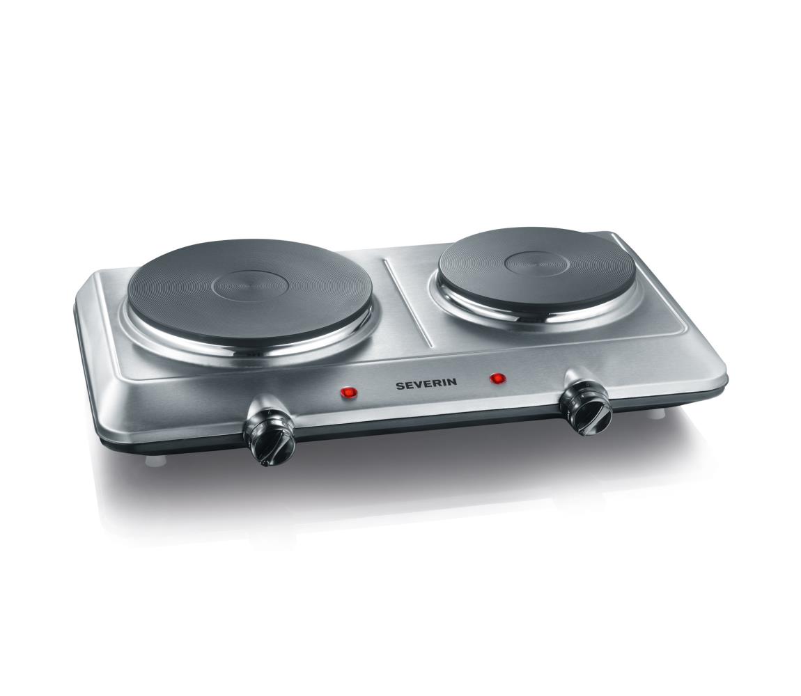 Severin DK 1014 - Varič s dvoma platničkami 2500W/230V, nerezové prevedenie DK 1014