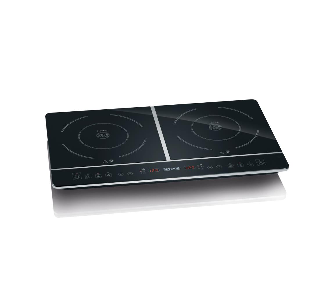 Severin DK 1031 - Indukčný dvojplatničkový varič 3400W/230V čierny DK 1031