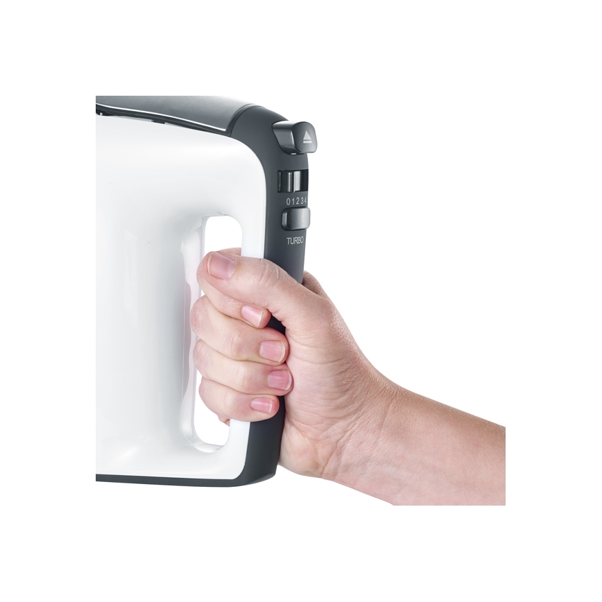 Severin HM 3830 - Ručný mixér 400 W/230 V biela/čierna