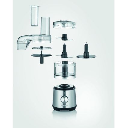 Severin KM 3865 - Sekáč potravín 400 W/230 V nerez/čierny