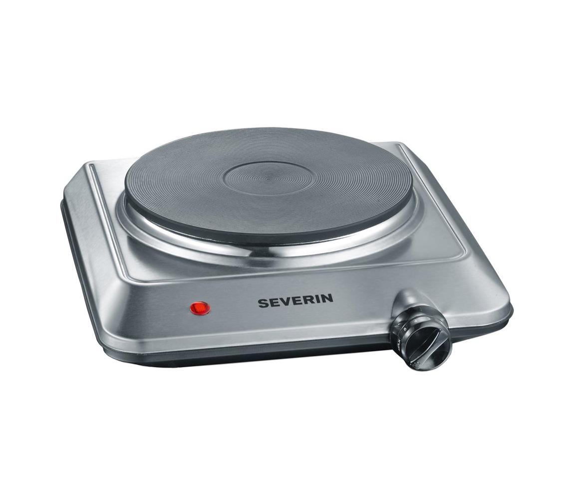 Severin KP 1092 - Jednoplotýnkový varič 1500 W / 230 V, nerez KP 1092