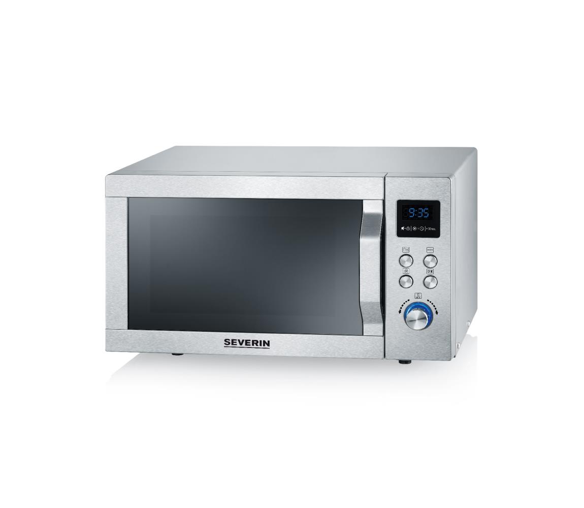 Severin MW 7774 - Mikrovlnná rúra 3 v 1, 1950 W/230 V, 25 l, nerezové prevedenie MW 7774