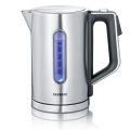 Severin WK 3418 - Rýchlovarná kanvica 1,7 l 3000W/230V nerez/čierna
