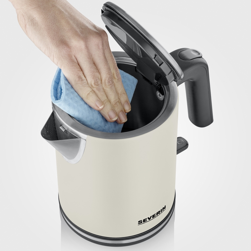 Severin WK 9577 - Rýchlovarná kanvica 1 l 2400 W/230 V béžová