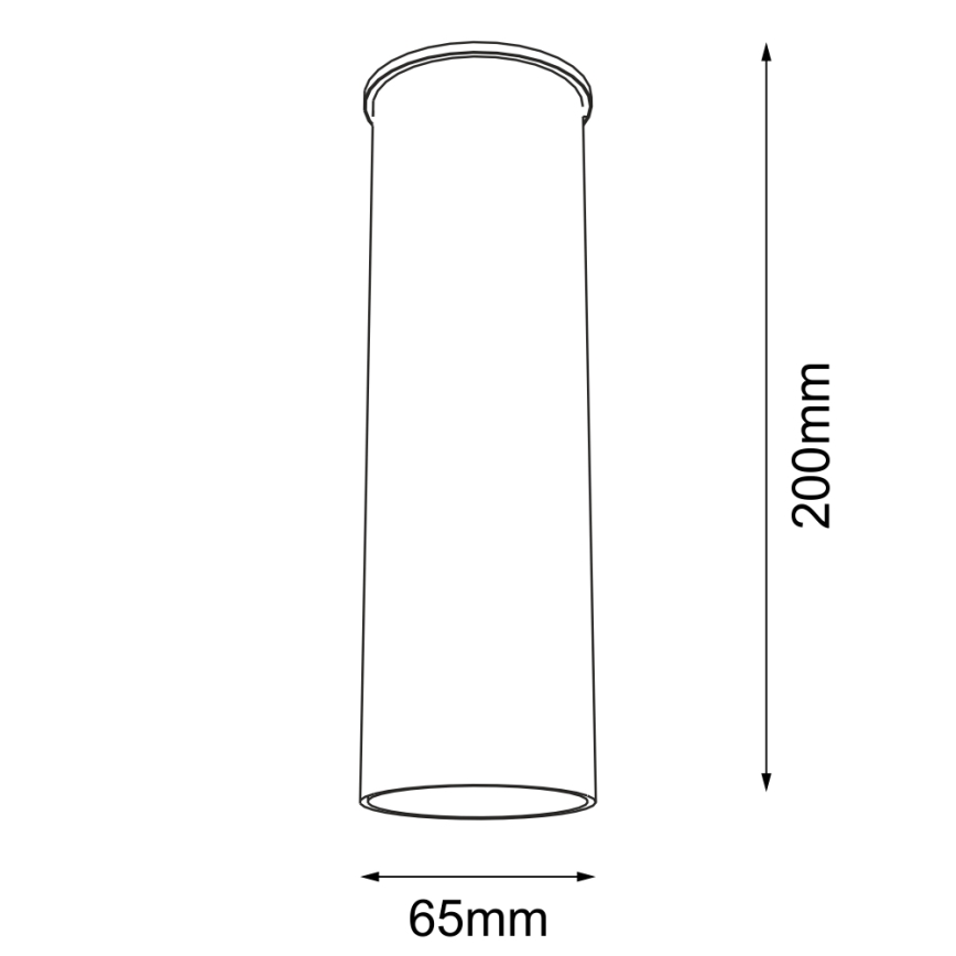 Shilo - Bodové svietidlo 1xGU10/15W/230V 20 cm čierna