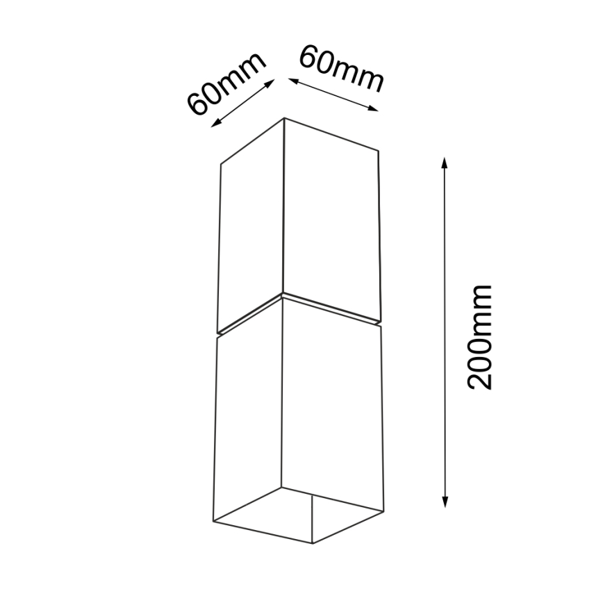 Shilo - Nástenné svietidlo 1xG9/10W/230V čierna